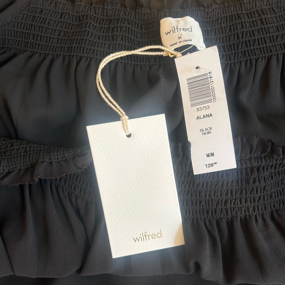 NWT | Aritzia Wilfred Alana Dress | medium | black - Picture 2 of 9